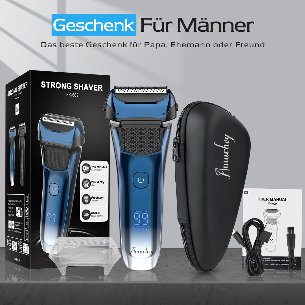 FK609 foliescheerapparaat voor mannen, gradiëntblauw