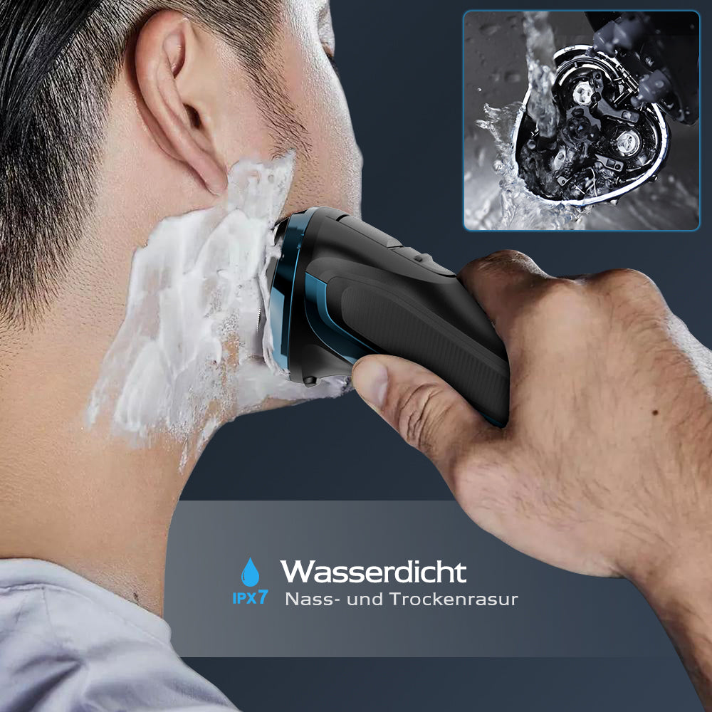 Amurhey FK373 Men's Shaver Pro: Elektrisch nat- en droogscheerapparaat inclusief GRATIS reisetui