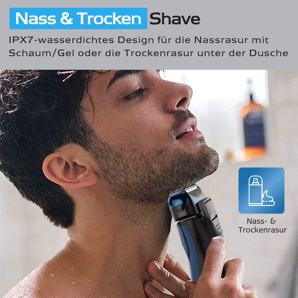 FK609 foliescheerapparaat voor mannen, gradiëntblauw