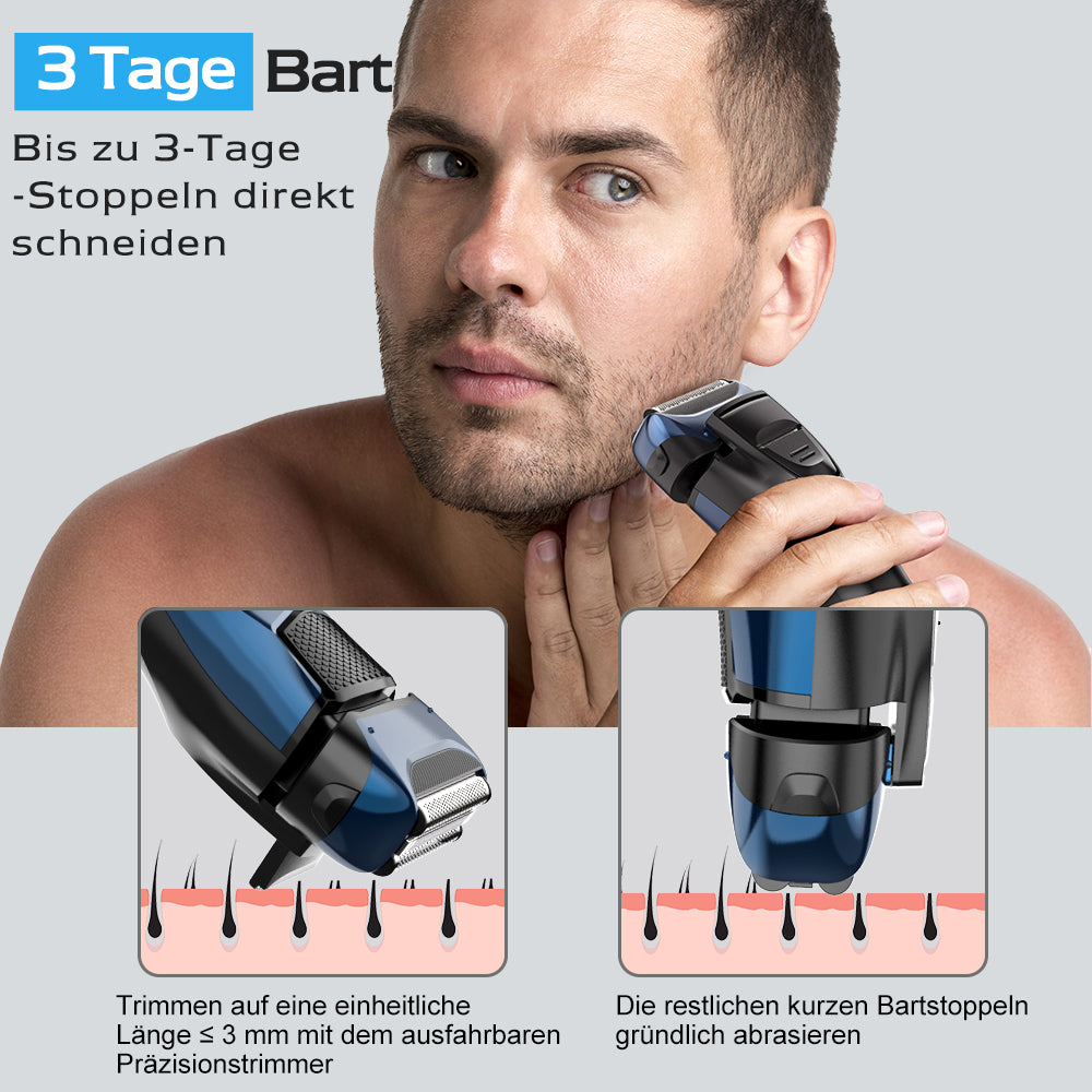 FK609 foliescheerapparaat voor mannen, gradiëntblauw