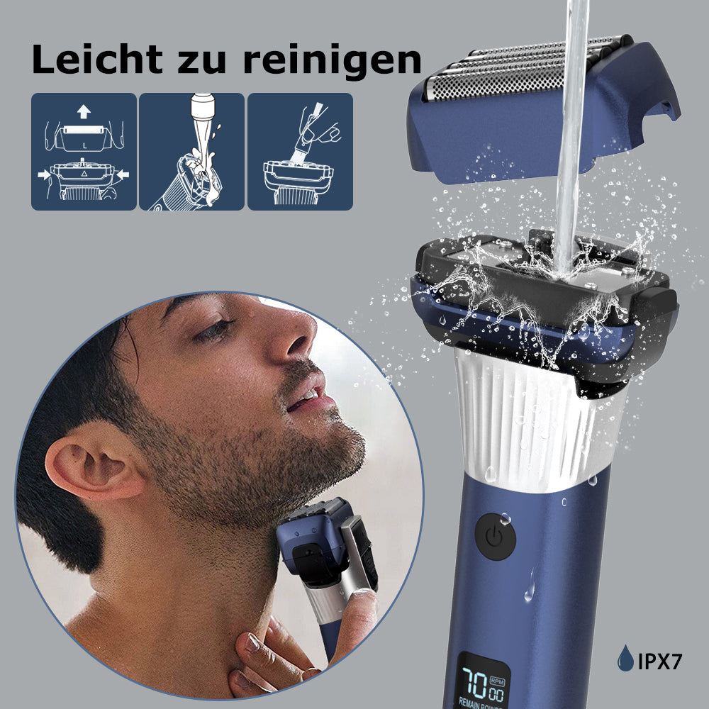 Amurhey FK705 Elektrisch scheerapparaat met 5 messen Pro