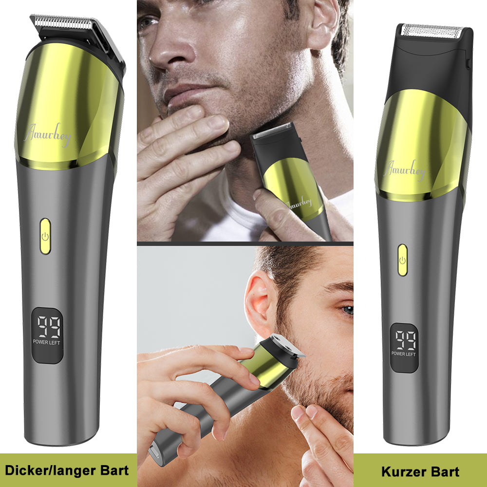 Amurhey FK9001J Multifunctionele baardtrimmer en tondeuse: één set voor alle toepassingen
