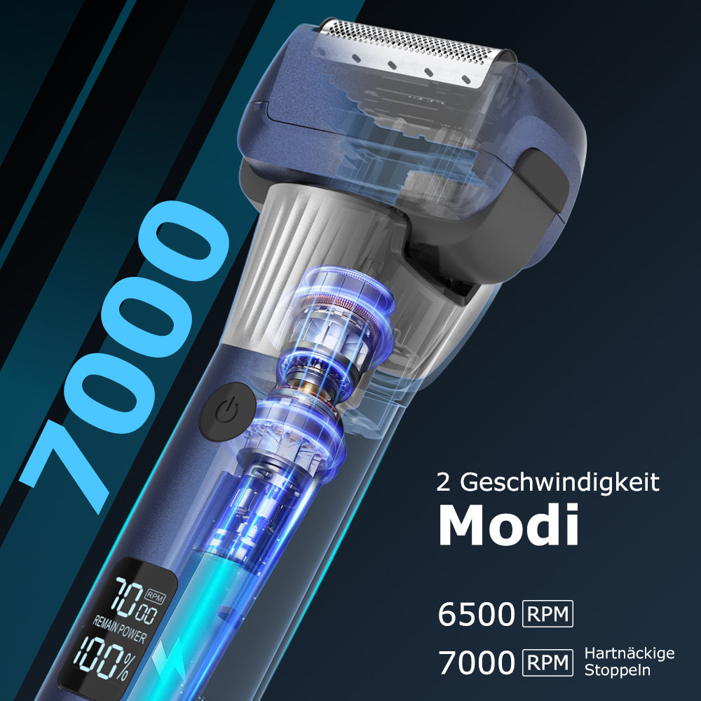 Amurhey FK705 Elektrisch scheerapparaat met 5 messen Pro