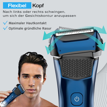 FK609 foliescheerapparaat voor mannen, gradiëntblauw