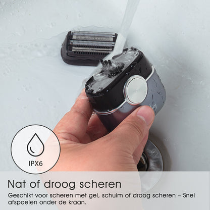 Amurhey FK706 Mini elektrische scheerapparaat voor mannen met reisetui