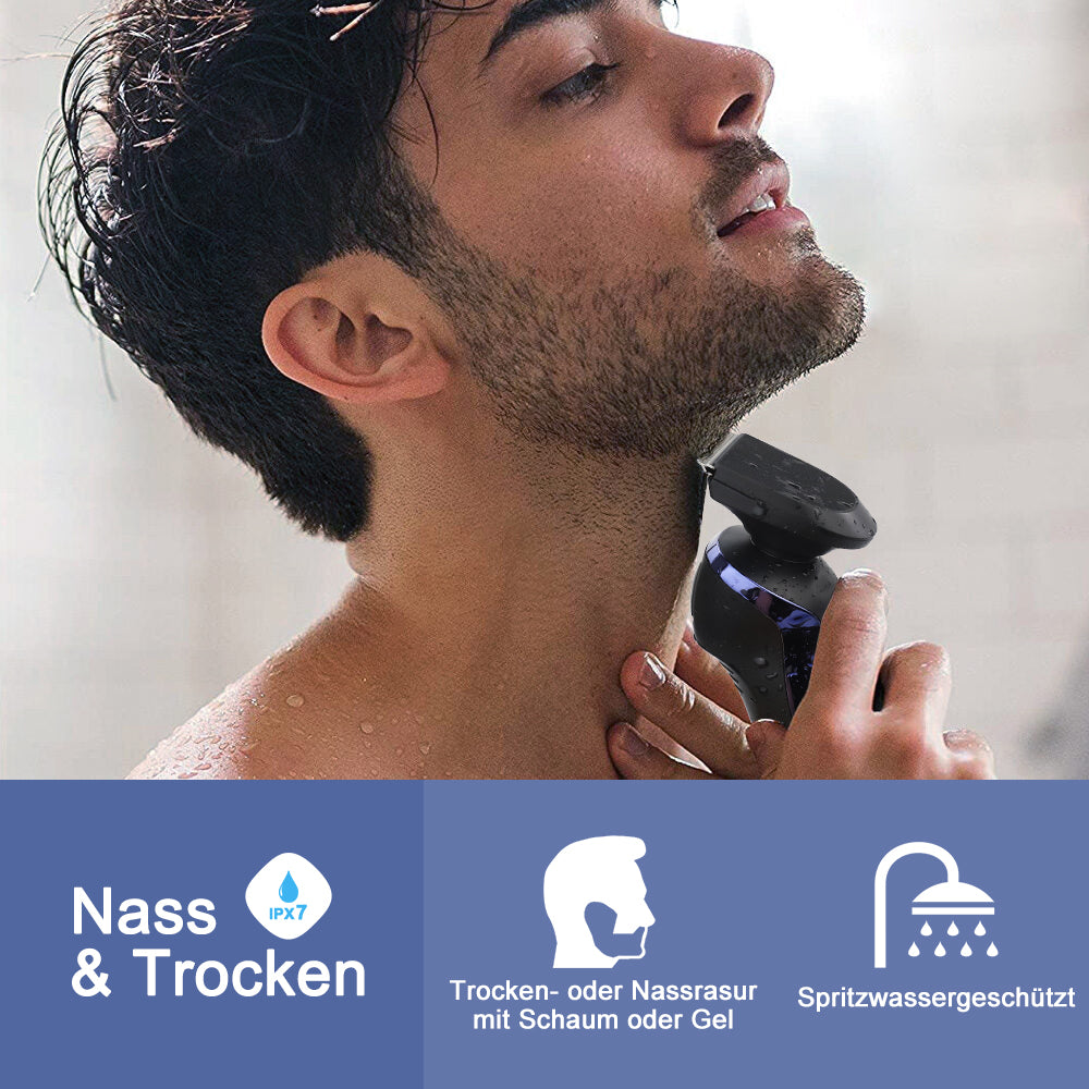 FK8600 Multifunctionele Elektrische Scheerset Metallic Blauw 